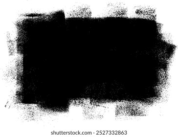 Grunge Roller Brush Stroke Paint Texture Background Vector
