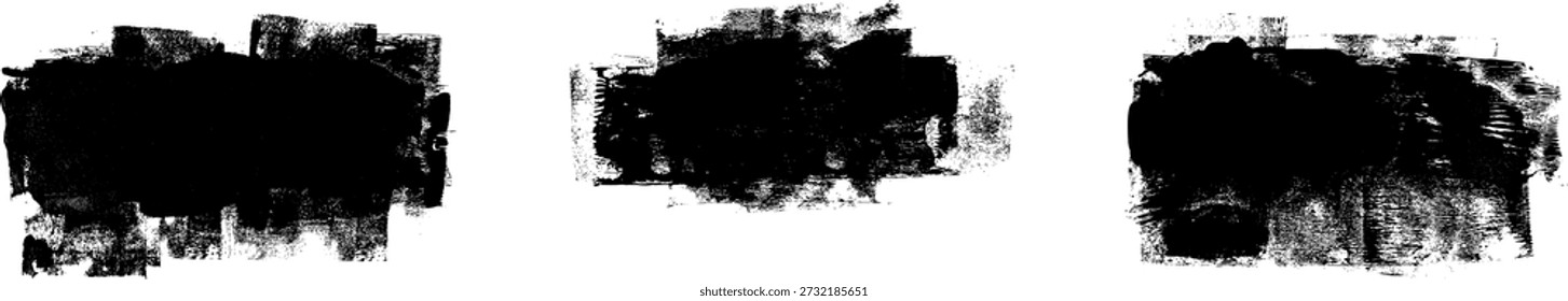Vetor de plano de fundo da mancha de pintura do rolo Grunge