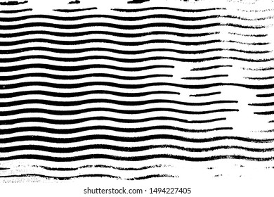 Grunge rough dirty background. Distress urban used texture. Brushed black paint cover. Overlay aged grainy messy template. Renovate wall frame grimy backdrop. Empty aging design element. EPS10 vector.
