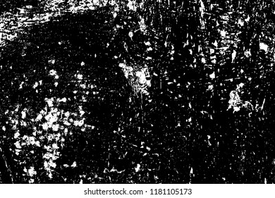 Grunge rough dirty background. Overlay aged grainy messy template. Distress urban used texture. Brushed black paint cover. Renovate wall frame grimy backdrop. Empty aging design element. EPS10 vector.