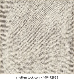 Grunge rough fabric. Sack texture. Abstract vector.