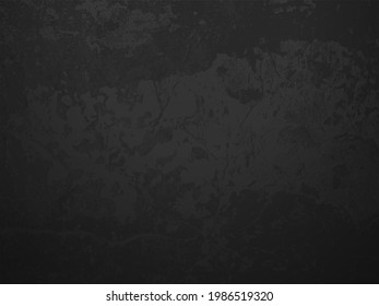 Grunge rough metal texture. Iron material background. Brutal industrial design. Black decorative plaster, designer putty, wall decoration. Old dark concrete wall in loft style - Shutterstock ID 1986519320