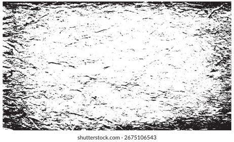 Fondo de textura de papel áspero grunge con bordes angustiados