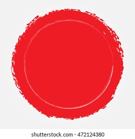 Grunge round shape.Grunge banner,stamp.Vector illustration.