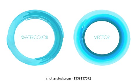 Grunge round shapes.Grunge design elements.