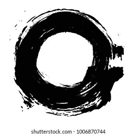 Grunge round shape.Vector grunge banner.