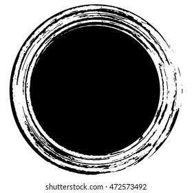 Grunge round stamp.Grunge shape for your design.Vector.