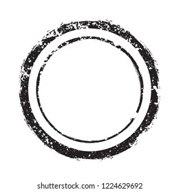 Grunge round stamp.Vector grunge circle.