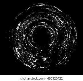 Grunge round  texture.Vector illustration.