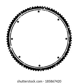 Grunge rubber empty black stamp simple , vector illustration