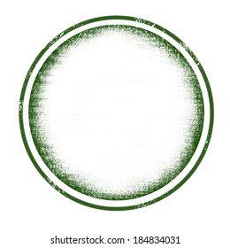 Grunge rubber empty green stamp , vector illustration