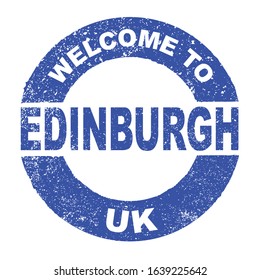 Welcome To Edinburgh Sign Images Stock Photos Vectors