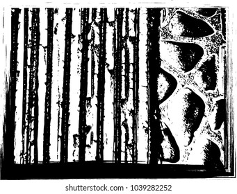 Grunge rubber stamp 
