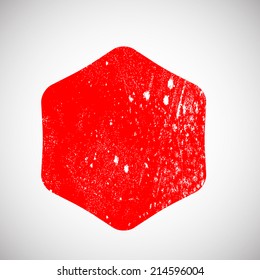 grunge rubber stamp