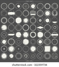 Grunge rubber stamp collection