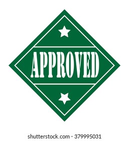 grunge rubber stamp with text "approved " on white, vector illustration