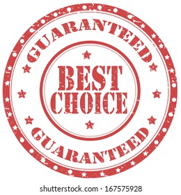 Grunge rubber stamp with text Best Choice,vector illustration