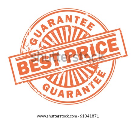 Grunge rubber stamp, with the text best price guarantee written inside, vector illustration