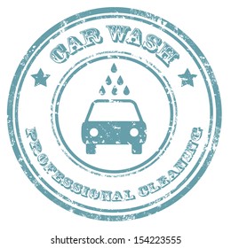Grunge rubber stamp with text Car Wash,vector illustration
