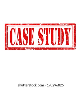 Grunge rubber stamp with text Case Study,vector illustration