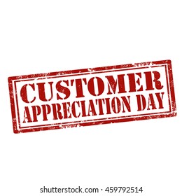 Grunge rubber stamp with text Customer Appreciation Day,vector illustration