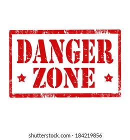 Grunge rubber stamp with text Danger Zone,vector illustration