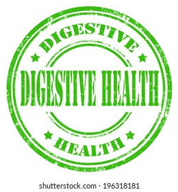 Grunge Rubber Stamp With Text Digestive Health,vector Illustration