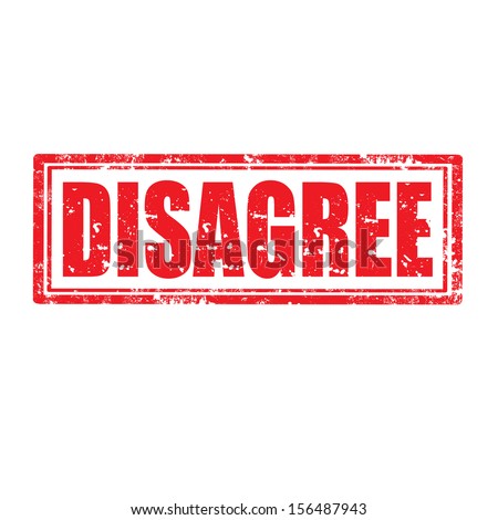 Grunge rubber stamp with text Disagree,vector illustration