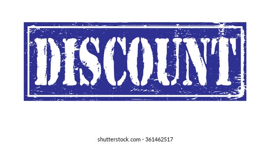Grunge rubber stamp with text "discount" inside,vector illustration