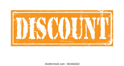 Grunge rubber stamp with text "discount" inside,vector illustration