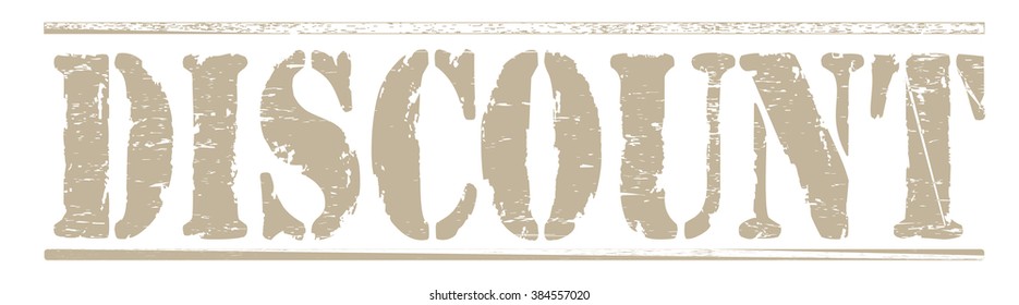 Grunge rubber stamp with text "discount",vector illustration