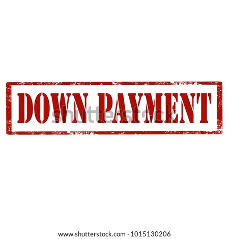 Grunge rubber stamp with text Down Payment,vector illustration