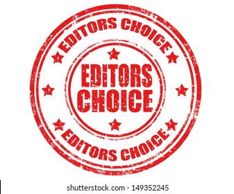 Grunge rubber stamp with text Editor choice,vector illustration