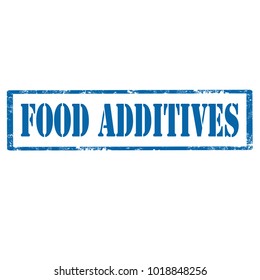 Grunge rubber stamp with text Food Additives,vector illustration