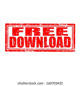 Grunge rubber stamp with text Free Download,vector illustration