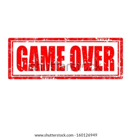 Similar – game over Playing