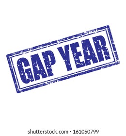 Grunge rubber stamp with text Gap Year,vector illustration