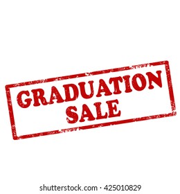 Grunge rubber stamp with text Graduation Sale,vector illustration