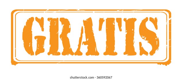 Grunge rubber stamp with text "gratis" inside,vector illustration