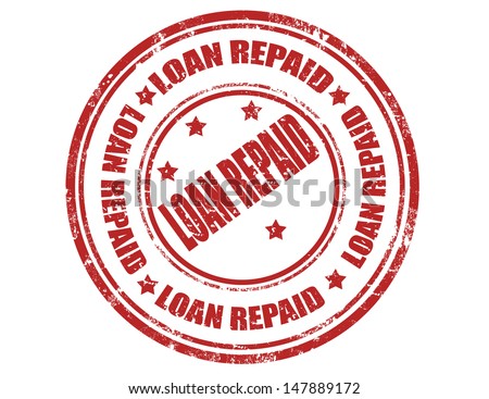 Grunge rubber stamp with text Loan repaid,vector illustration