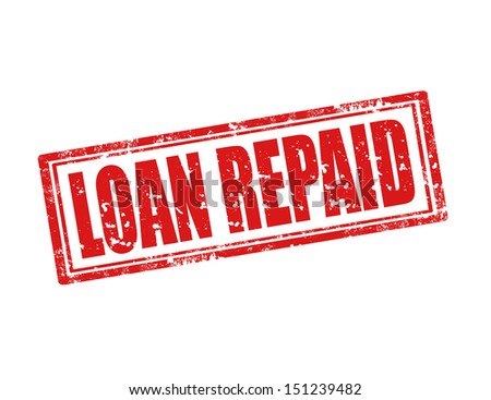 Grunge rubber stamp with text Loan Repaid,vector illustration