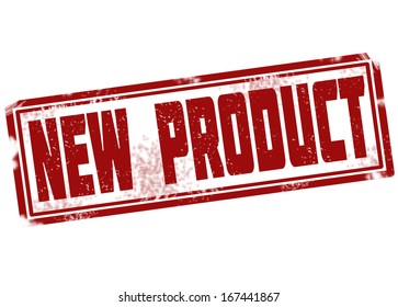 Grunge rubber stamp with text New Product inside,vector illustration