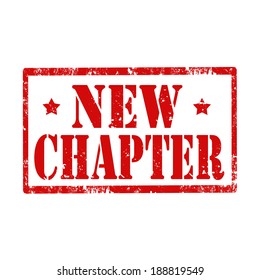 Grunge rubber stamp with text New Chapter,vector illustration
