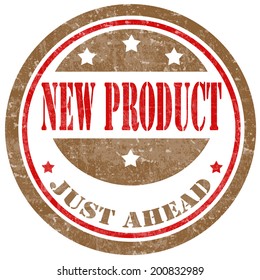Grunge rubber stamp with text New Product,vector illustration