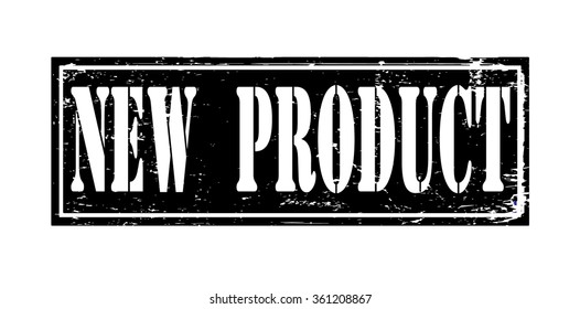 Grunge rubber stamp with text "new product" inside,vector illustration