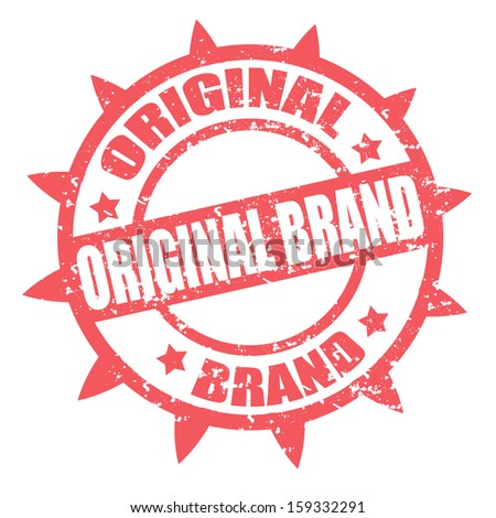 Grunge rubber stamp with text Original Brand,vector illustration