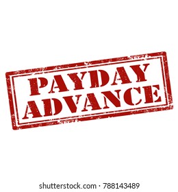 Grunge rubber stamp with text Payday Advance,vector illustration
