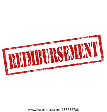 Grunge rubber stamp with text Reimbursement,vector illustration