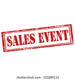 Grunge rubber stamp with text Sales Event,vector illustration