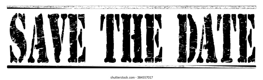 Grunge rubber stamp with text "save the date",vector illustration